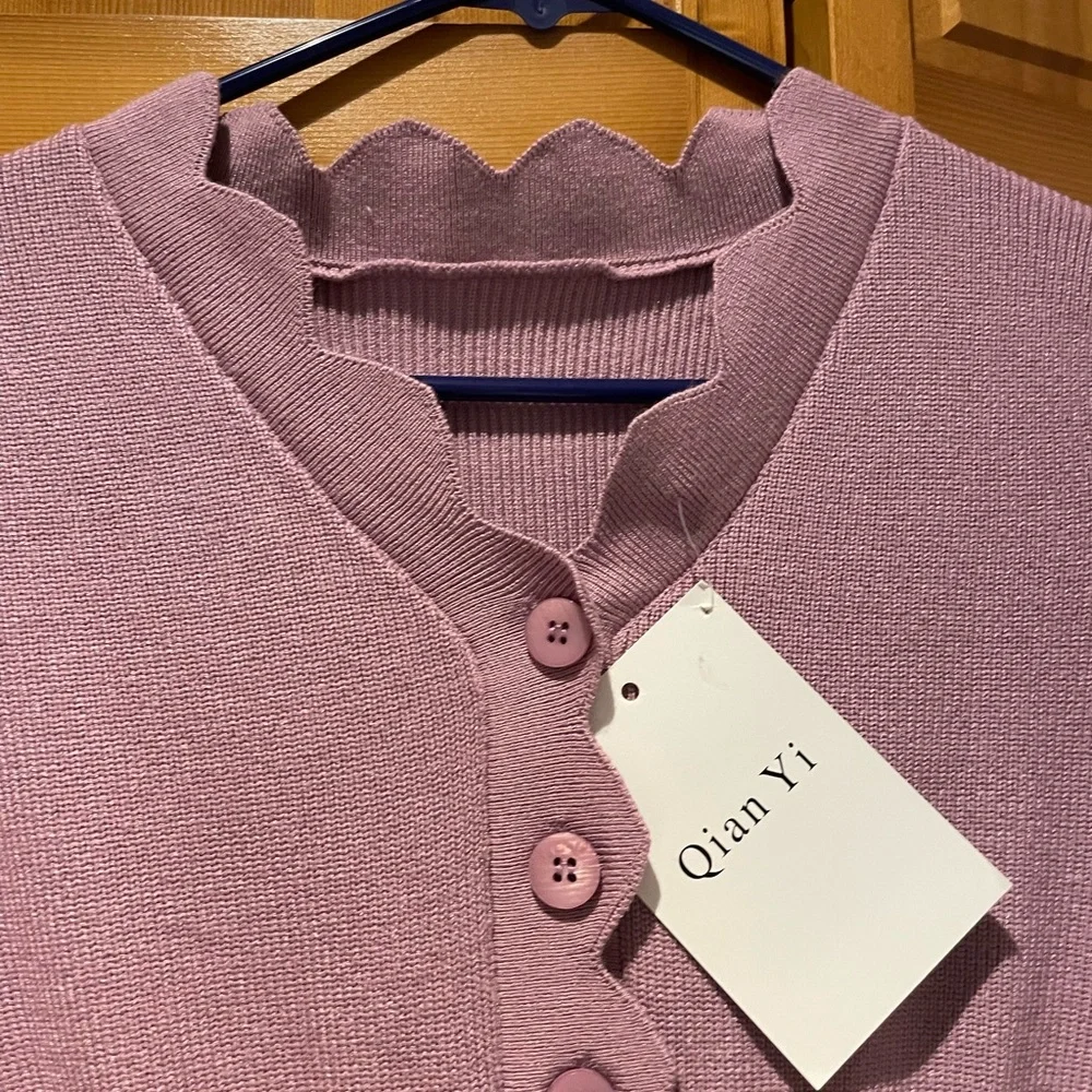 NWT lavender knitted dress - Picture 4 of 7